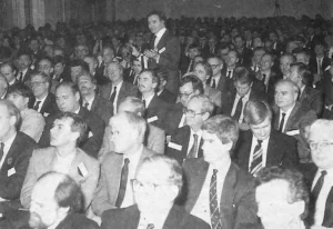 Asistentes a la iniciativa de crear el Dia Mundial de la Calidad en 1989