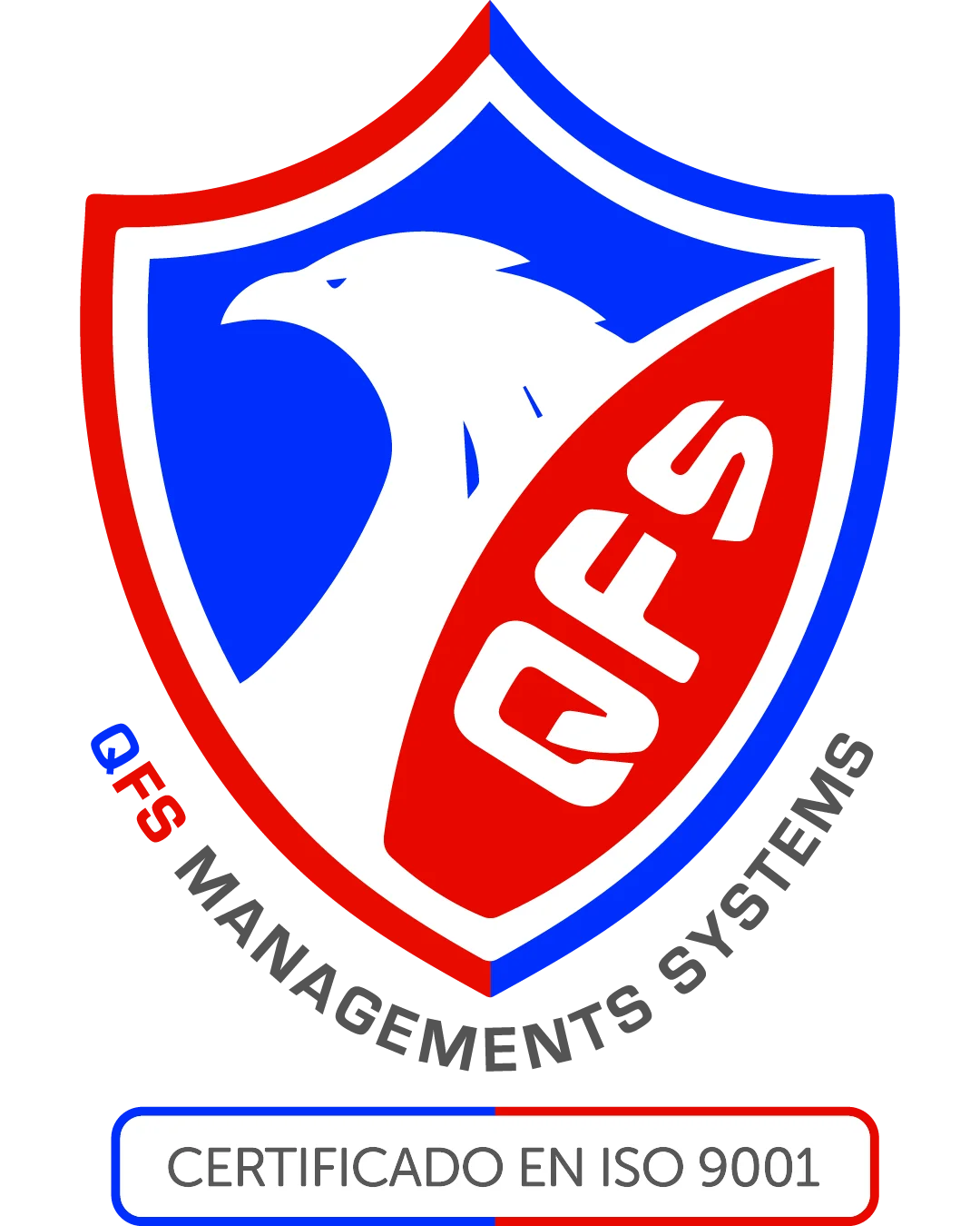 Certificado realizado por QFS Certification Para la norma ISO 9001: 2015 (SGC).