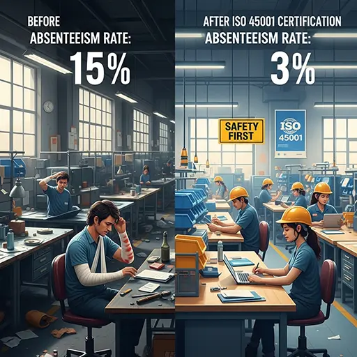 Impacto de la Certificación Norma ISO 45001 en el Ausentismo Laboral 01